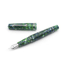 Leonardo Fountain Pen - Momento Zero (14K Gold) - Green / Blue Iride