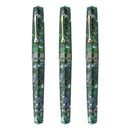 Leonardo Fountain Pen - Momento Zero (14K Gold) - Green / Blue Iride