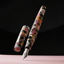 Leonardo Momento Zero 2026 Corricella Fountain Pen (14K Gold) - Pen with Exposed Nib in Black Background | EndlessPens