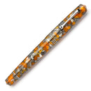 Leonardo Momento Zero 2026 Lava e Cenere Fountain Pen (14K Gold) - Pen with Cap Cover on White Background | EndlessPens
