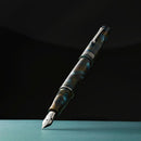 Leonardo Momento Zero 2026 Pausilya Fountain Pen (14K Gold) - Pen with Nib Exposed | EndlessPens