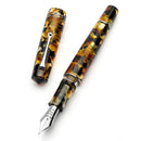 Leonardo Momento Zero Grande 2.0 Sottobosco Fountain Pen (8mm, Stainless Steel) - Pen and Cap Cover | EndlessPens
