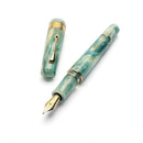 Leonardo Momento Zero Grande 2.0 The Power of Flower 2026 Fountain Pen (6mm, Stainless Steel) - Ortensia - Pen with Detached Cap Cover | Endlesspens