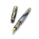 Leonardo Momento Zero Grande 2.0 The Power of Flower 2026 Fountain Pen (6mm, Stainless Steel) - Orchidea - Pen with Detached Cap Cover | Endlesspens