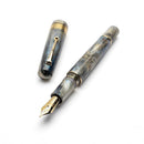 Leonardo Momento Zero Grande 2.0 The Power of Flower 2026 Fountain Pen (8mm, 14K Gold) - Orchidea - Pen and Cap Cover Separated | EndlessPens