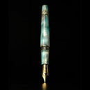 Leonardo Momento Zero Grande 2.0 The Power of Flower 2026 Fountain Pen (8mm, 14K Gold) - Ortensia with Nib Exposed | EndlessPens