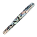 Leonardo Momento Zero Grande 2.0 The Power of Flower Fountain Pen (6mm, Stainless Steel) - Dalia Eveline On White Background | EndlessPens