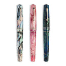 Leonardo Momento Zero Grande 2.0 The Power of Flower Fountain Pen (6mm, Stainless Steel) - Triple Fountain Pens | EndlessPens