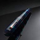 Leonardo Momento Zero Grande Eclipsis Fountain Pen (6mm, Stainless Steel) - Moon - Pen with Cap Cover | EndlessPens