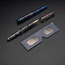 Two Leonardo Momento Zero Grande Eclipsis Fountain Pens (6mm, Stainless Steel) | Endlessens
