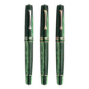 Leonardo Fountain Pen - Momento Zero (Stainless Steel) - Alga - EndlessPens