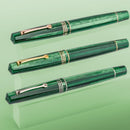 Leonardo Fountain Pen - Momento Zero (Stainless Steel) - Alga - EndlessPens