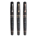 Leonardo Fountain Pen - Momento Zero (Stainless Steel) - Corno