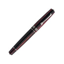 Leonardo Fountain Pen - Momento Zero (Stainless Steel) - Prugna (Prune)