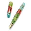 Leonardo Momento Zero Pura Vida Fountain Pen (Stainless Steel) - Cap and Nib