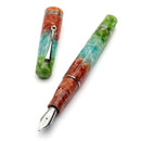 Leonardo Momento Zero Pura Vida Fountain Pen (Stainless Steel) - Cap Cover and Nib