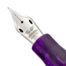 Leonardo × @nibsandflourishes Fioritura Viola (Rhodium Trim) Fountain Pen - EndlessPens