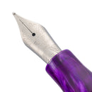 Leonardo × @nibsandflourishes Fioritura Viola (Rhodium Trim) Fountain Pen - EndlessPens