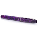 Leonardo × @nibsandflourishes Fioritura Viola (Rhodium Trim) Fountain Pen - EndlessPens