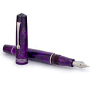 Leonardo × @nibsandflourishes Fioritura Viola (Rhodium Trim) Fountain Pen - EndlessPens