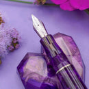 Leonardo × @nibsandflourishes Fioritura Viola (Rhodium Trim) Fountain Pen - EndlessPens