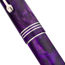 Leonardo × @nibsandflourishes Fioritura Viola (Rhodium Trim) Fountain Pen - EndlessPens