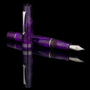 Leonardo × @nibsandflourishes Fioritura Viola (Rhodium Trim) Fountain Pen - EndlessPens