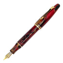 Maiora Ultra Ogiva Golden Rule Fountain Pen (6mm, Stainless Steel) - Pen with Exposed Nib | EndlessPens
