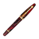 Maiora Ultra Ogiva Golden Rule Fountain Pen (6mm, Stainless Steel) - Pen with Cap Cover | EndlessPens