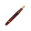 Maiora Ultra Ogiva Golden Rule Fountain Pen (6mm, Stainless Steel) - Pen on White Background | EndlessPens