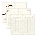 Midori Diary (B6) - Book Style Diary - Cat Navy - EndlessPens