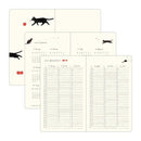 Midori Diary (B6) - Book Style Diary - Cat Navy - EndlessPens