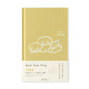 Midori Diary (B6) - Book Style Diary - Dog Yellow - EndlessPens