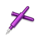 Monteverde Axis Matte Purple Fountain Pen - Pen with Cap Cover Detached | EndlessPens