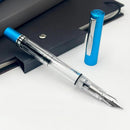 Monteverde MP1 Bright Blue Fountain Pen - Pen and Cap Cover | EndlessPens