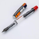 Monteverde MP1 Fine Art Series Mondrian Composition 1921 Fountain Pen - Pen and Cap Cover on White Background | EndlessPens
