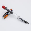 Monteverde MP1 Fine Art Series Mondrian Composition 1921 Fountain Pen - Pen and Cap Cover Detached on White Background | EndlessPens