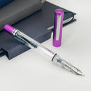 Monteverde MP1 Purple Frost Fountain Pen - Pen with Cap Cover Detached | EndlessPens