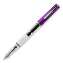 Monteverde MP1 Purple Frost Fountain Pen - Pen with Nib Exposed | EndlessPens