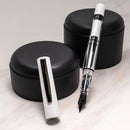 Monteverde MP1 White Lotus Fountain Pen - Pen and Cap Cover on Top Pillows | EndlessPens
