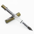 Monteverde MP1 Olive Green Fountain Pen - Pen and Cap Cover | EndlessPens