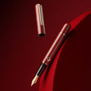 Nahvalur 365 Anniversary Fountain Pen - Copper with Nib Exposed | EndlessPens