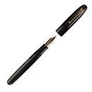 Namiki Emperor Black Urushi Fountain Pen - Cap and Nib