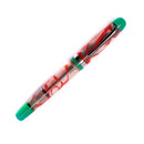 Opus 88 Jazz Under the Mistletoe Fountain Pen - Pen Leaning Right on White Background | EndlessPens