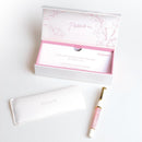 Pelikan M200 World Festival Series Cherry Blossom Fountain Pen - Pen and Box on White Background | EndlessPens