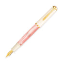 Pelikan M200 World Festival Series Cherry Blossom Fountain Pen - Pen with Nib Exposed on White Background | EndlessPens