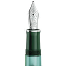 Pelikan Souverän M815 Metal Striped Green Fountain Pen - Special Edition (2026) - Pen Nib | EndlessPens