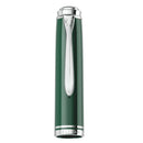 Pelikan Souverän M815 Metal Striped Green Fountain Pen - Special Edition (2026) - Pen Cap Cover | EndlessPens