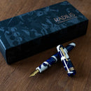 Leonardo RADIUS® 1934 Settimo Cielo Blu Fountain Pen - Gold - Box