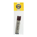 Retro 51 Tornado Capless Rollerball Pen Refill (3-Pack) - Three Black Pen Refills